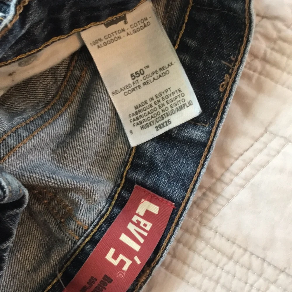 👖 Levi’s 550 relaxed fit denim jeans 29x 25 - Picture 4 of 4